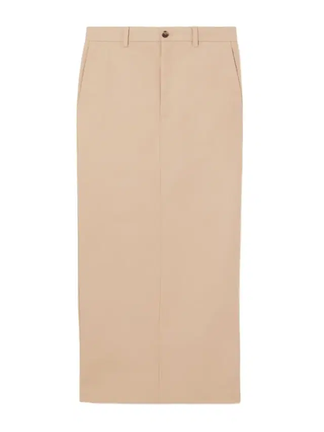 Cotton-drill Maxi Skirt