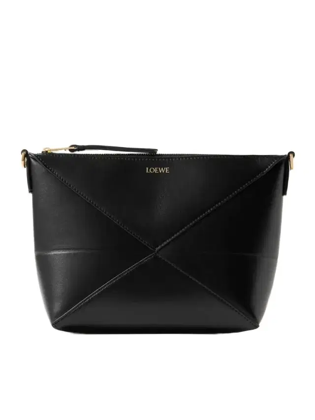 Puzzle Fold Leather Clutch