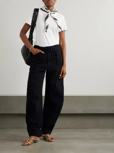Nili Lotan Mariela Cotton-jersey T-shirt | Thumbnail 2 Nili Lotan Mariela Cotton-jersey T-shirt | Thumbnail 2