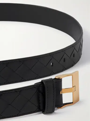 Bottega Veneta Intrecciato Leather Belt | Thumbnail 3 Bottega Veneta Intrecciato Leather Belt | Thumbnail 3