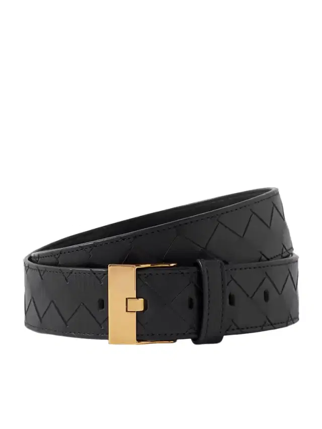 Intrecciato Leather Belt
