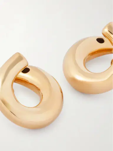 Bottega Veneta Sardine Gold-plated Earrings | Thumbnail 4