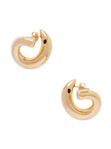 Bottega Veneta Sardine Gold-plated Earrings | Thumbnail 1