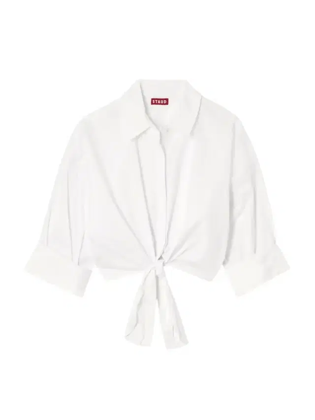 Lisa Knotted Cotton Poplin Shirt