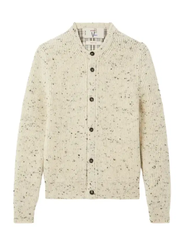 Ribbed Wool-blend Cardigan