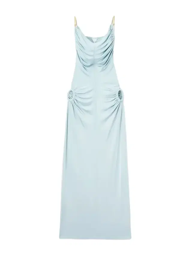 Cutout Crepe Midi Dress