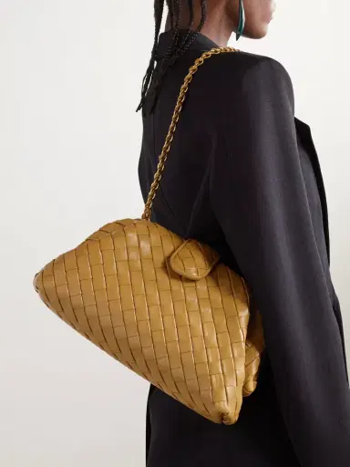 Bottega Veneta Lauren 1980 Teen Small Intrecciato Leather Clutch | Thumbnail 6