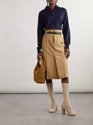 Bottega Veneta Cotton-canvas Skirt | Thumbnail 2 Bottega Veneta Cotton-canvas Skirt | Thumbnail 2