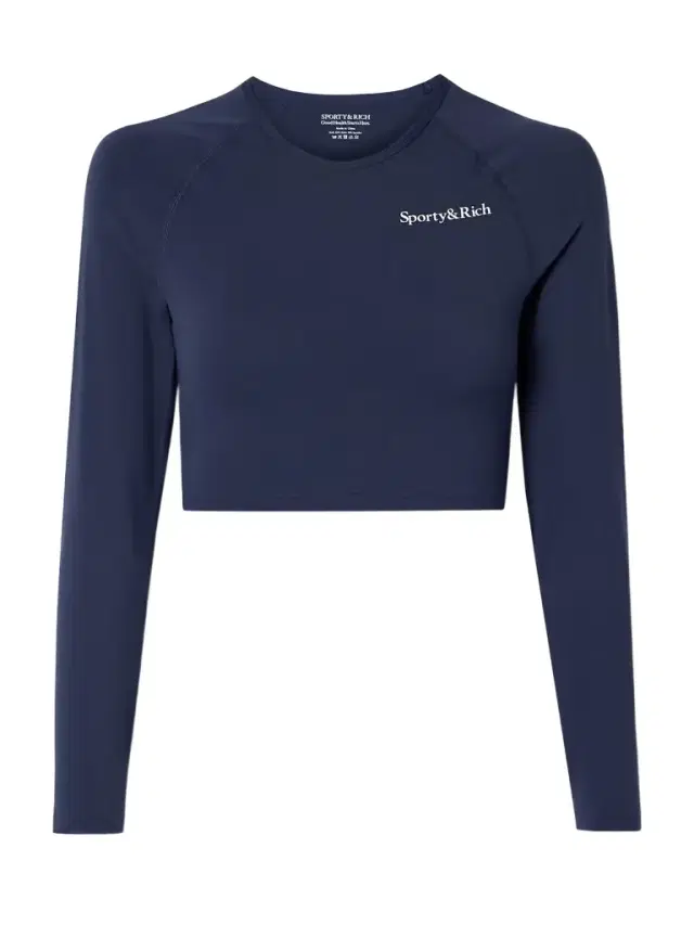 Serif Cropped Stretch Top