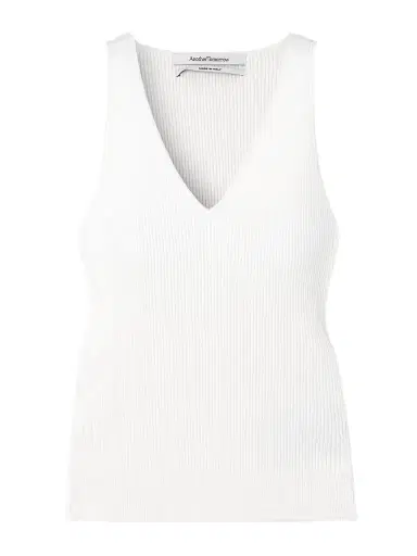 Another Tomorrow Ribbed Jersey Tank Top | Thumbnail 1