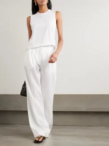 Another Tomorrow Organic Cotton-jersey Tank Top | Thumbnail 2 Another Tomorrow Organic Cotton-jersey Tank Top | Thumbnail 2