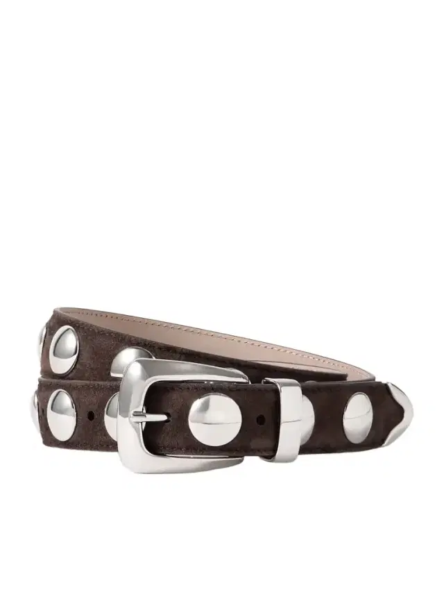 Benny Studded Suede Belt