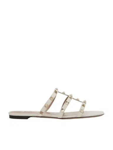 Valentino Garavani The Rockstud Leather Sandals | Thumbnail 1 Valentino Garavani The Rockstud Leather Sandals | Thumbnail 1