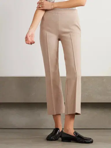 HIGH SPORT Kick Cropped Stretch-cotton Flared Pants | Thumbnail 3 HIGH SPORT Kick Cropped Stretch-cotton Flared Pants | Thumbnail 3
