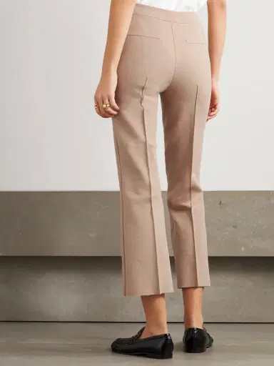 HIGH SPORT Kick Cropped Stretch-cotton Flared Pants | Thumbnail 4 HIGH SPORT Kick Cropped Stretch-cotton Flared Pants | Thumbnail 4