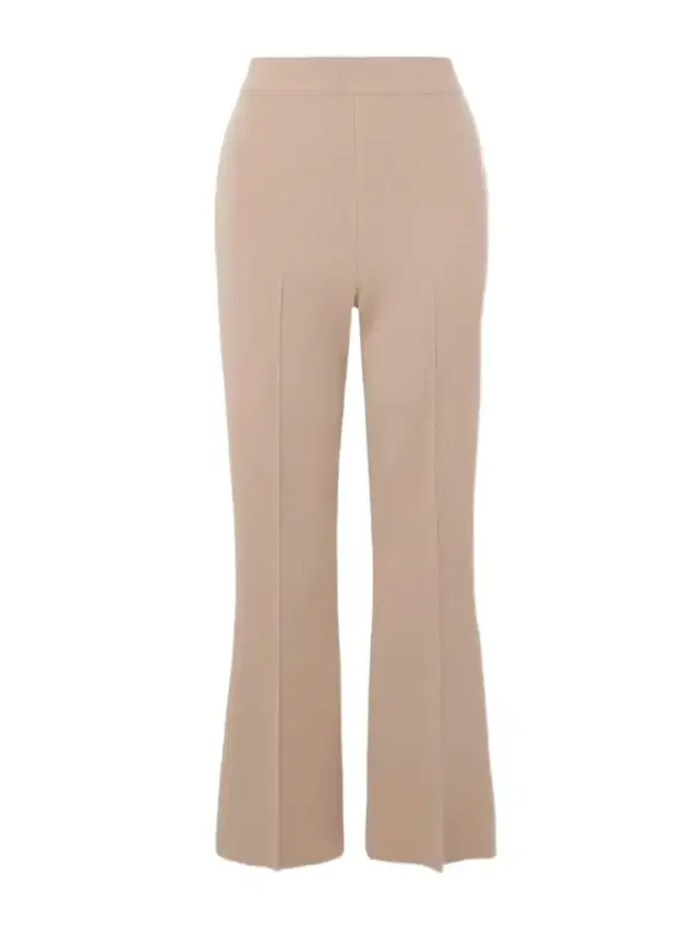 Kick Cropped Stretch-cotton Flared Pants