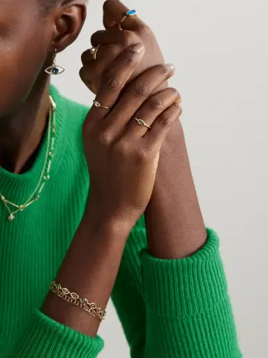 Melissa Joy Manning Wink 14-karat Gold, Diamond And Emerald Ring | Thumbnail 5
