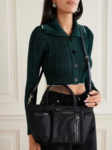 Anya Hindmarch Leather-trimmed Econyl® Tote Bag | Thumbnail 6