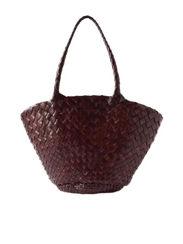Egola Woven Leather Tote