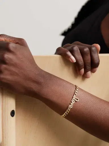 Sydney Evan Love 14-karat Gold Diamond Bracelet | Thumbnail 2 Sydney Evan Love 14-karat Gold Diamond Bracelet | Thumbnail 2