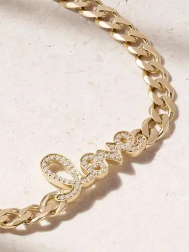 Sydney Evan Love 14-karat Gold Diamond Bracelet | Thumbnail 4 Sydney Evan Love 14-karat Gold Diamond Bracelet | Thumbnail 4