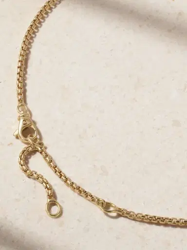 David Yurman Zig Zag Stax 18-karat Gold Diamond Necklace | Thumbnail 3