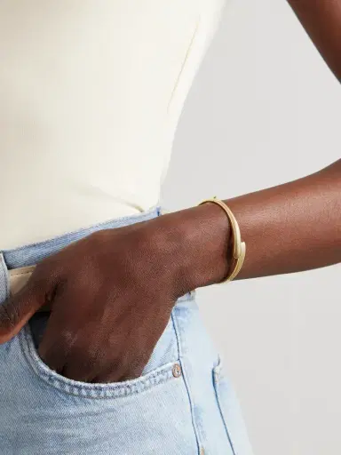 Jennifer Meyer Double Dome 18-karat Gold Bangle | Thumbnail 2 Jennifer Meyer Double Dome 18-karat Gold Bangle | Thumbnail 2