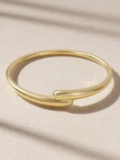 Jennifer Meyer Double Dome 18-karat Gold Bangle | Thumbnail 1 Jennifer Meyer Double Dome 18-karat Gold Bangle | Thumbnail 1