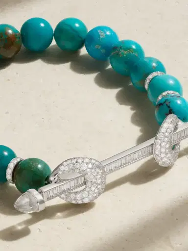 Ananya Chakra 18-karat White Gold Multi-stone Bracelet | Thumbnail 4 Ananya Chakra 18-karat White Gold Multi-stone Bracelet | Thumbnail 4