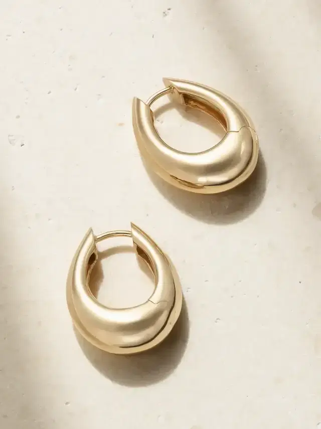 Chakra Icon 18-karat Gold Hoop Earrings
