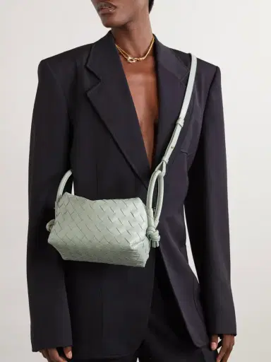 Bottega Veneta Loop Small Intrecciato Leather Shoulder Bag | Thumbnail 6 Bottega Veneta Loop Small Intrecciato Leather Shoulder Bag | Thumbnail 6