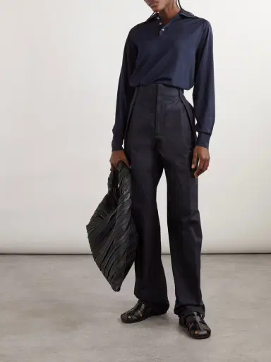 Bottega Veneta Wool Polo Shirt | Thumbnail 2 Bottega Veneta Wool Polo Shirt | Thumbnail 2