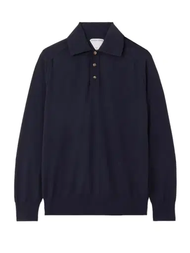 Bottega Veneta Wool Polo Shirt | Thumbnail 1 Bottega Veneta Wool Polo Shirt | Thumbnail 1