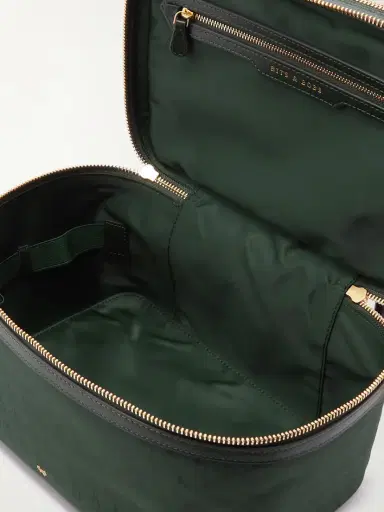 Anya Hindmarch Vanity Kit Leather-trimmed Nylon-jacquard Cosmetics Case | Thumbnail 4 Anya Hindmarch Vanity Kit Leather-trimmed Nylon-jacquard Cosmetics Case | Thumbnail 4