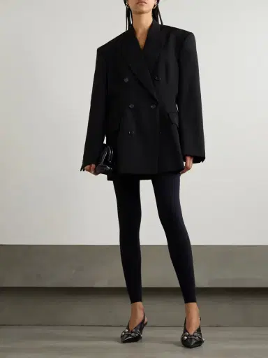 Balenciaga Logo-printed Stretch-jersey Leggings | Thumbnail 2 Balenciaga Logo-printed Stretch-jersey Leggings | Thumbnail 2