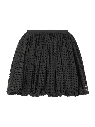 Alaïa Laser-cut Cotton-blend Mini Skirt | Thumbnail 1