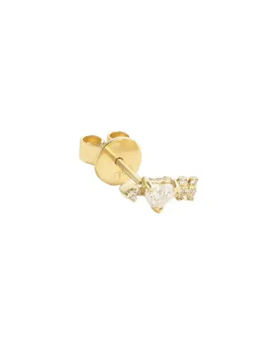 Anita Ko Cupid's Arrow 18-karat Gold Diamond Single Earring | Thumbnail 1 Anita Ko Cupid's Arrow 18-karat Gold Diamond Single Earring | Thumbnail 1