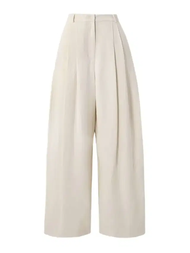 Piper Pleated Twill Wide-leg Pants