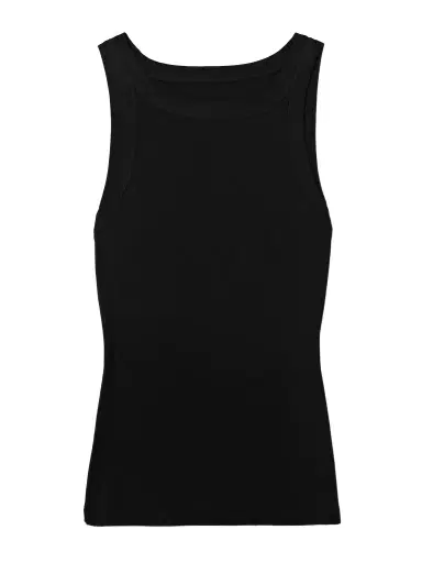 Nili Lotan Jennifer Ribbed Cotton-jersey Tank | Thumbnail 1 Nili Lotan Jennifer Ribbed Cotton-jersey Tank | Thumbnail 1