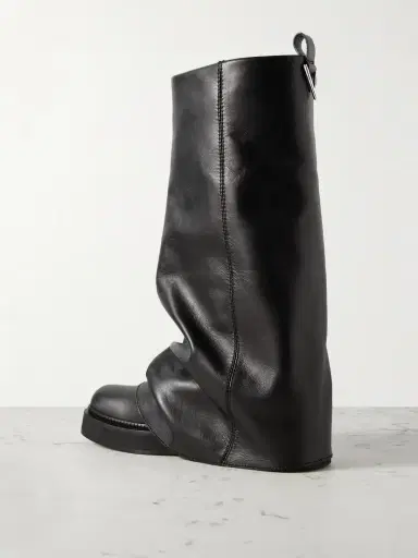 The Attico Robin Layered Leather Knee Boots | Thumbnail 3 The Attico Robin Layered Leather Knee Boots | Thumbnail 3