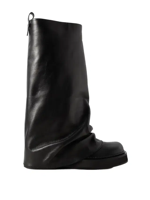 The Attico Robin Layered Leather Knee Boots