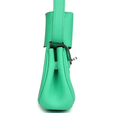 HERMÈS Hermes Kelly Moove Vert Comics Swift Palladium Hardware | Thumbnail 4