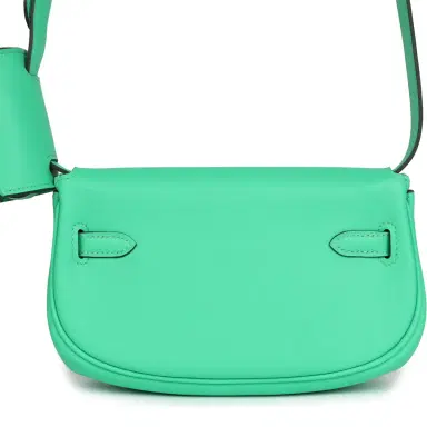 HERMÈS Hermes Kelly Moove Vert Comics Swift Palladium Hardware | Thumbnail 5