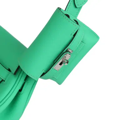 HERMÈS Hermes Kelly Moove Vert Comics Swift Palladium Hardware | Thumbnail 7