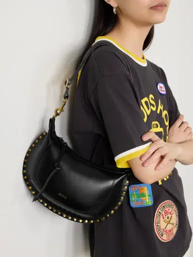 Isabel Marant Oskan Moon Studded Leather Shoulder Bag | Thumbnail 2 Isabel Marant Oskan Moon Studded Leather Shoulder Bag | Thumbnail 2