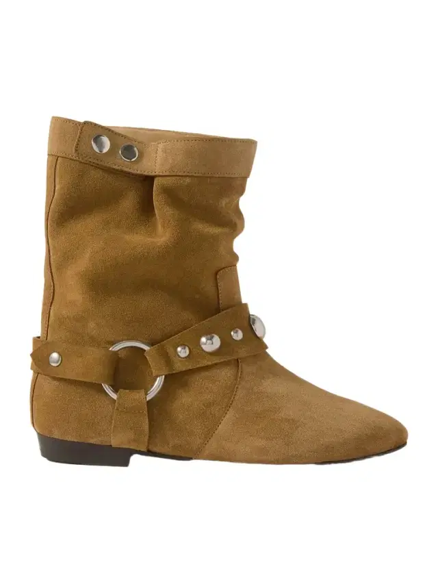 Stania Studded Suede Ankle Boots