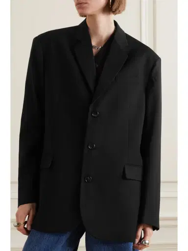 The Frankie Shop Gelso Oversized Tencel Lyocell-blend Blazer | Thumbnail 3