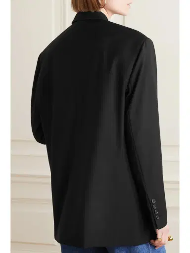 The Frankie Shop Gelso Oversized Tencel Lyocell-blend Blazer | Thumbnail 4