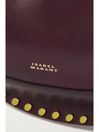 Isabel Marant Oskan Moon Studded Leather Shoulder Bag | Thumbnail 4