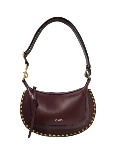 Isabel Marant Oskan Moon Studded Leather Shoulder Bag | Thumbnail 1